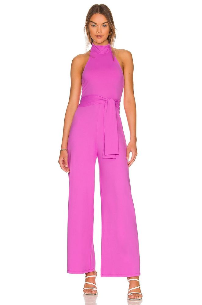 New *DEFECT* Susana Monaco Mock Neck Jumpsuit Bubble Size XS REVOLVE MSRP $218